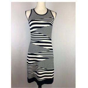 Milly Of New York Striped Knitted Bodycon Dress